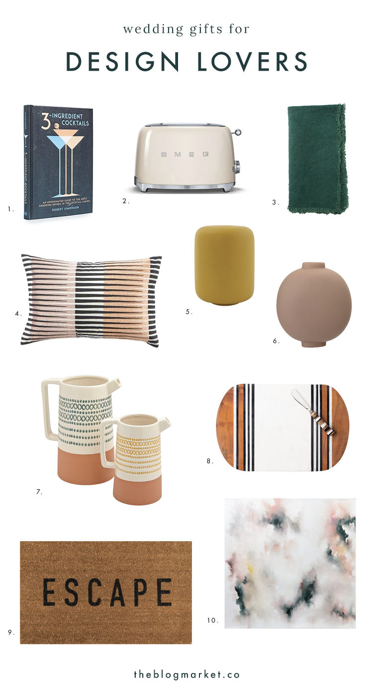 Wedding Gifts for Design Lovers