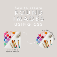 How to Create Round Images Using CSS | The Blog Market