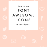 Font Awesome Icon Tutorial for Wordpress | The Blog Market