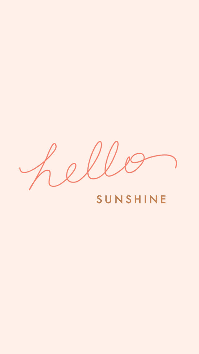 Hello Sunshine Wallpaper Download
