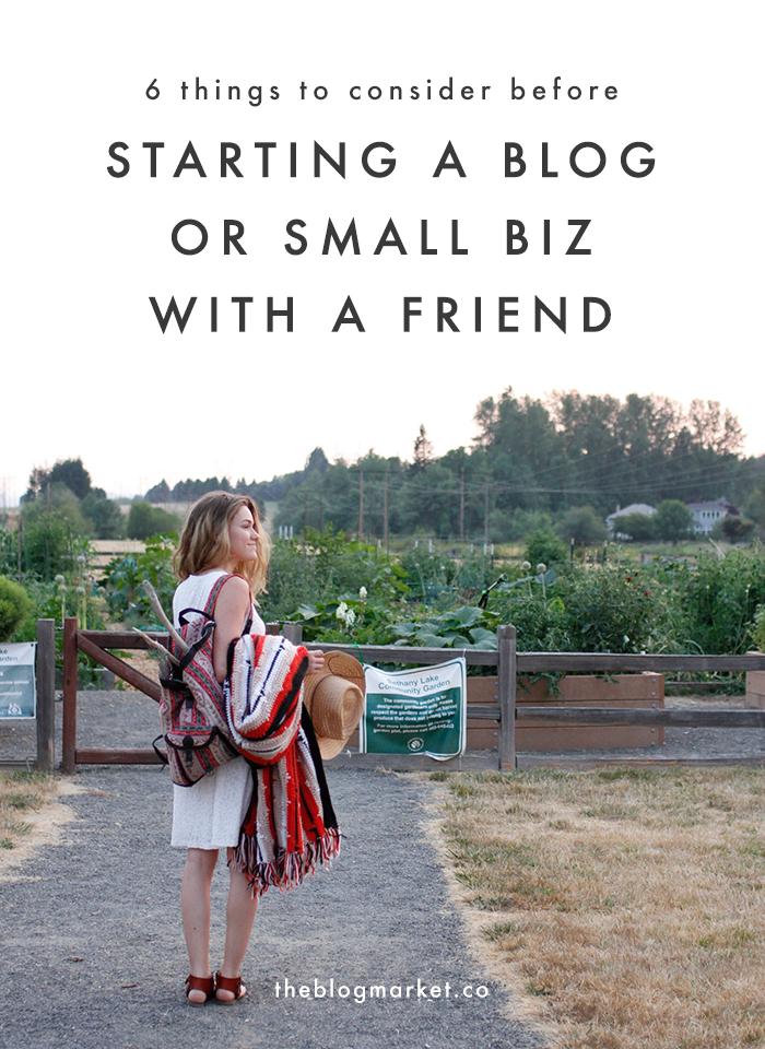 Considering blogging with a friend? Check out these tips on The Blog Market!