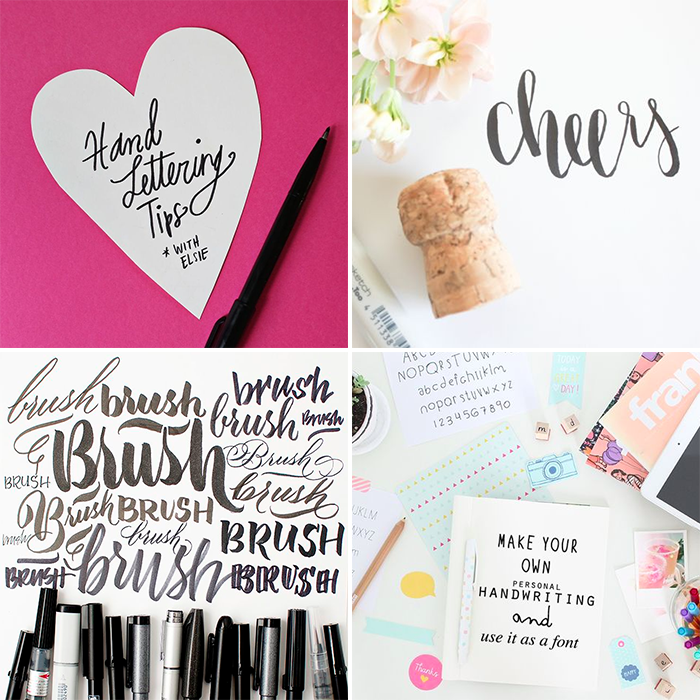 Hand Lettering Tips + Recommended Classes | The Blog Market