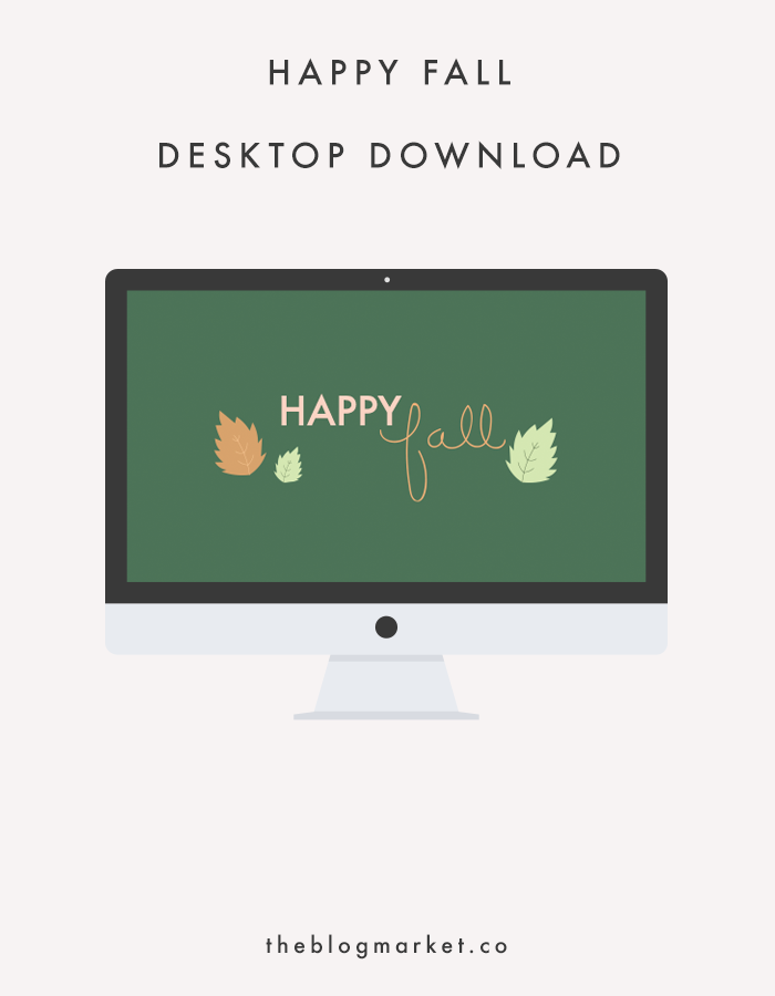 Happy Fall Desktop Download | The Blog Market