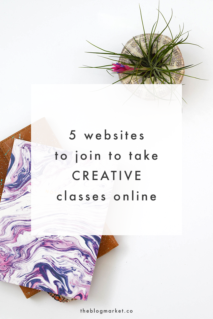 5 websites to join in order to take creative online classes via The Blog Market