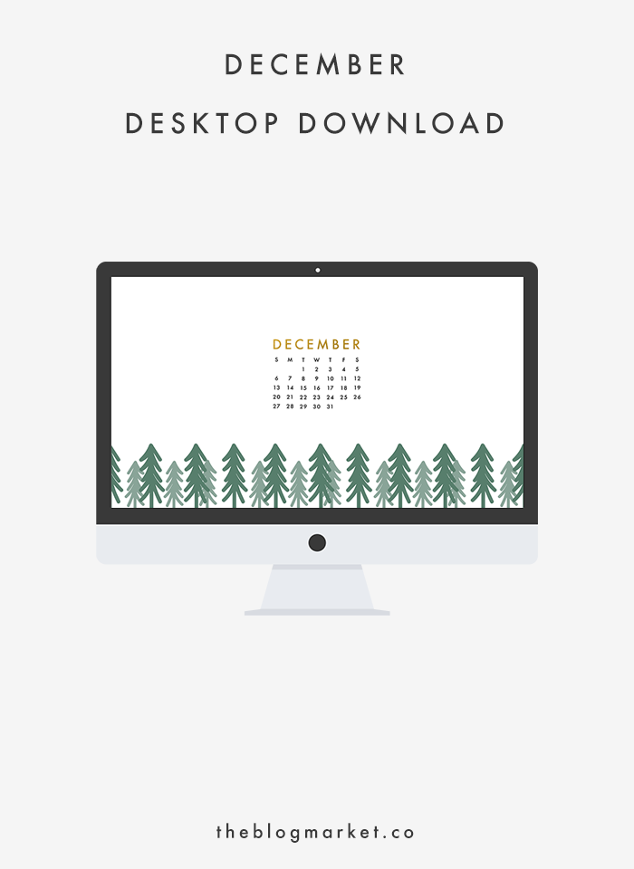 December Desktop Download | The Blog Market