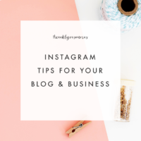 Instagram Tips for Your Blog & Business | The Blog Market