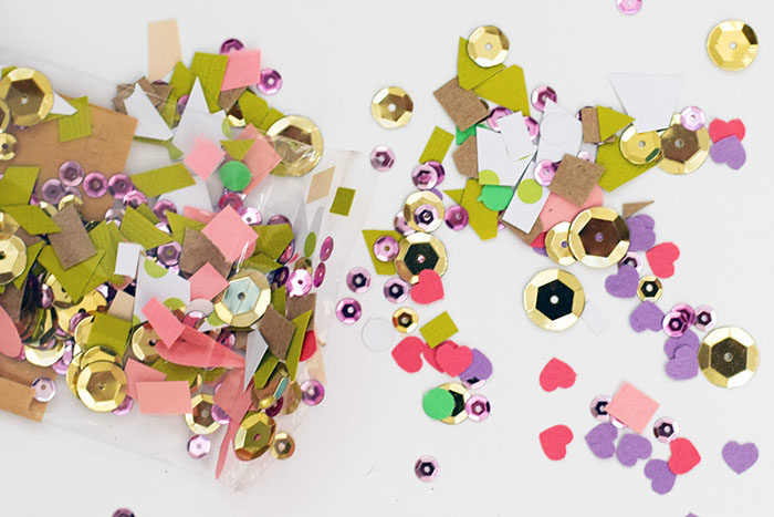 DIY Valentine's Day Confetti | The Blog Market