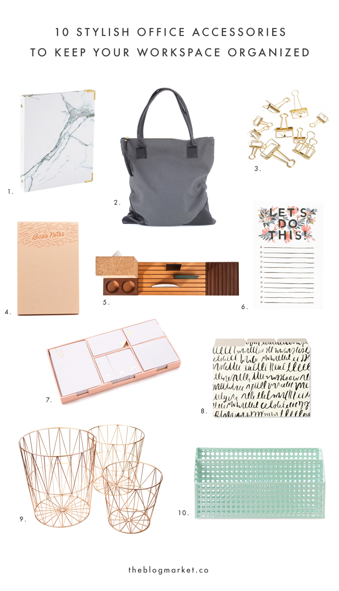 Stylish Office Accessories to Keep Your Workspace Organized | The Blog Market