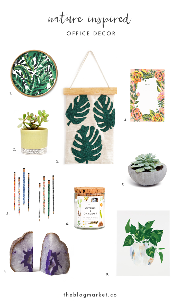 Nature-Inspired Office Supplies | The Blog Market