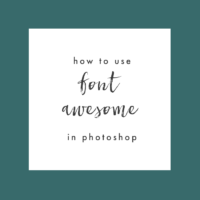How to Use Font Awesome in Photoshop | The Blog Market