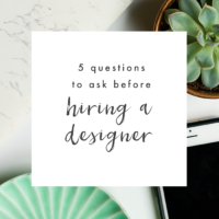 Questions to Ask Before Hiring a Designer | The Blog Market