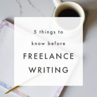 5 Things to Know Before Getting into Freelance Writing - The Blog Market