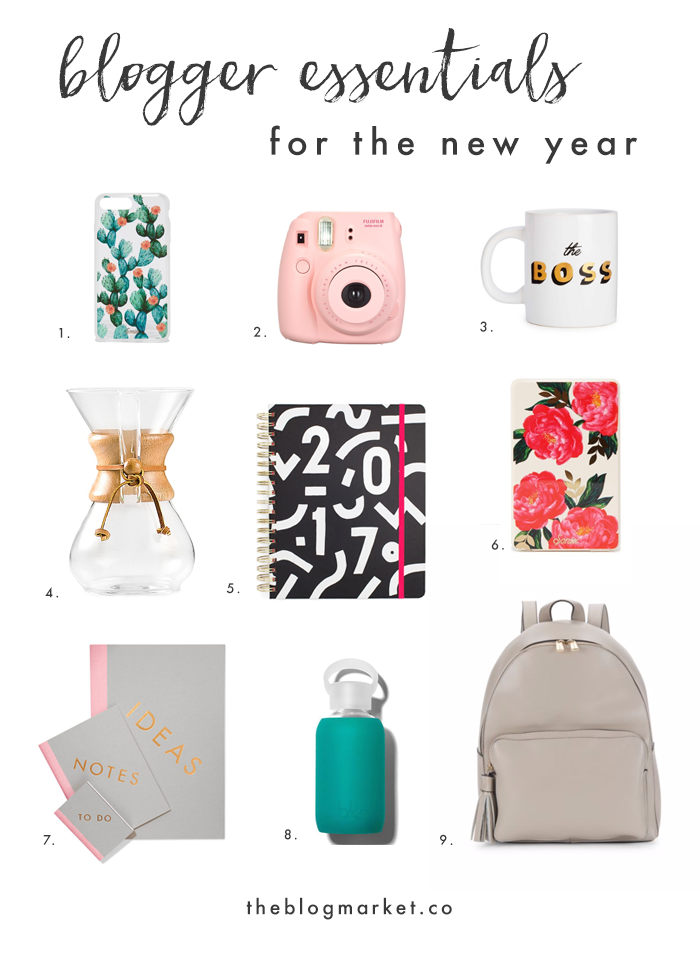 Blogger Essentials for the New Year | The Blog Market
