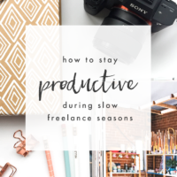 How to Stay Productive During Slow Freelance Seasons