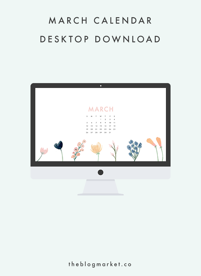 March Calendar Desktop Download