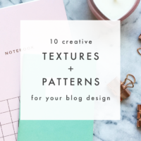 10 Creative Textures & Patterns for Your Blog Design