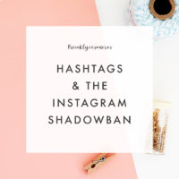 Hashtags & Instagram Shadowban - The Blog Market