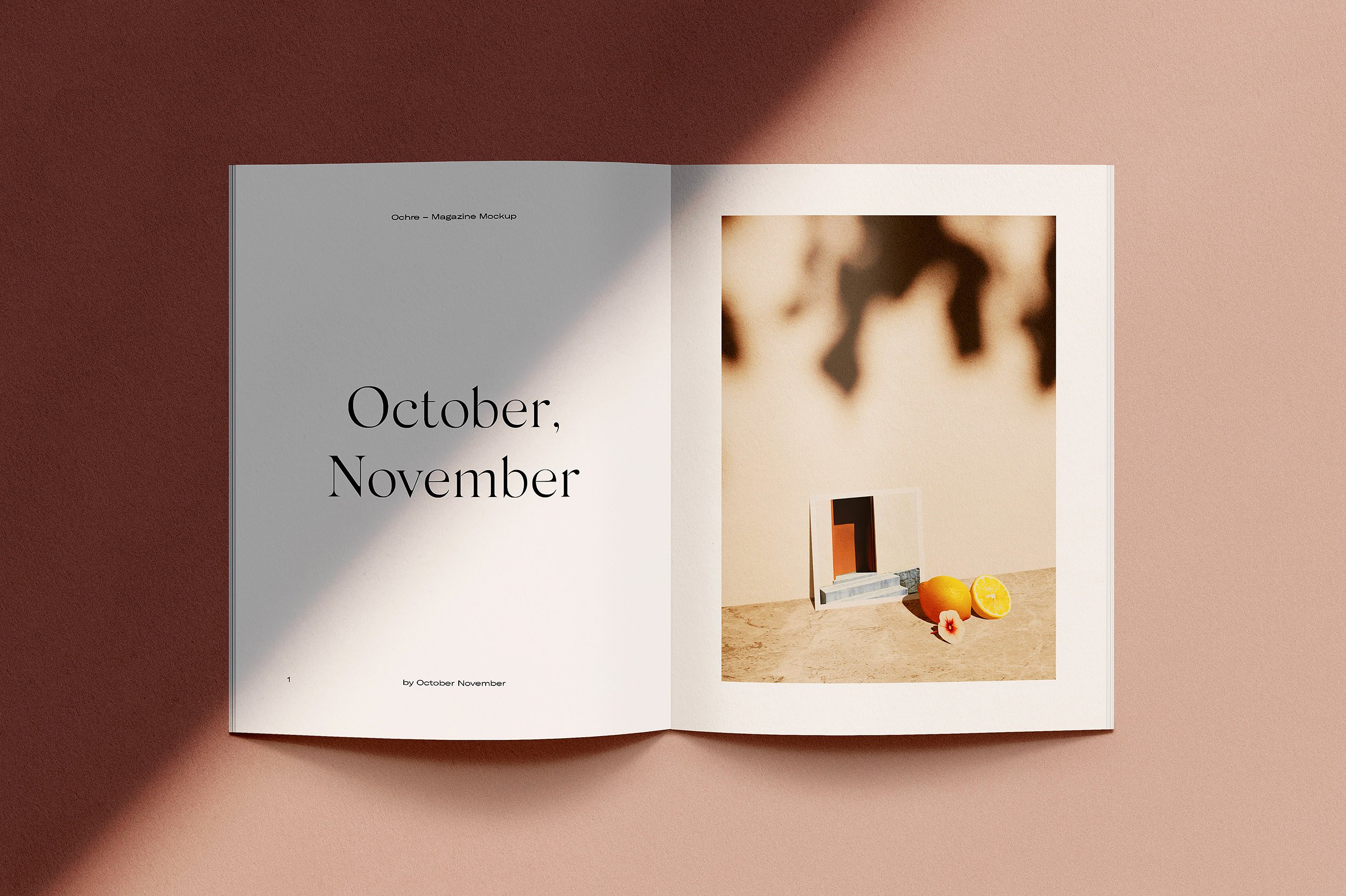 Ochre – Magazine Mockups by October November